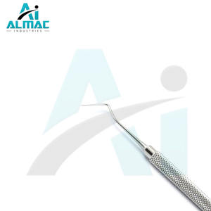 Sonda periodontal ALMAC, sonda de excavadora Dental de un solo extremo, instrumento quirúrgico Manual de acero inoxidable de alta calidad CE - Product Image 3