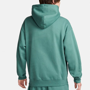 Sweat-shirt à capuche épais 320 g/m² pour homme, sans cordon, personnalisable, effet vieilli, vierge, délavé à l'acide, coupe classique, imperméable - Product Image 2