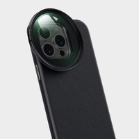 Funda Magnética para Cámara con Filtro para iPhone 15 Pro Max con Rosca de Lente de 17 mm, Adaptador de Filtro de 67 mm, Funda para Teléfono con Funciones de Fotografía OEM