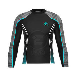 เสื้อรัดกล้ามเนื้อ MMA ระบายอากาศได้ดี พิมพ์ลายดิจิตอล สำหรับ BJJ แขนยาว น้ำหนัก 220 กรัม คุณภาพสูง - Product Image 1