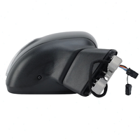 Ensemble de rétroviseurs pour Jeep Renegade BU 2015 2016 2017 2018 2019 2020-2022 Noir brillant Rétroviseurs latéraux chauffants Accessoires de voiture