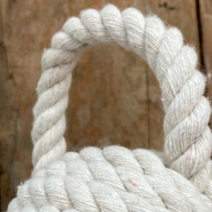 Tope De Puerta Marineros Nudo Blanco Cuerda Náutica Bola - Product Image 2