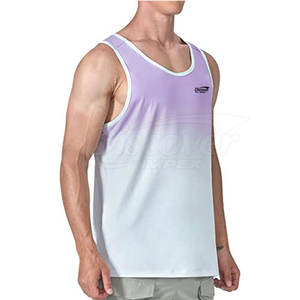 Camiseta sin mangas más vendida a precio económico para hombre, diseño y talla personalizados, camiseta sin mangas para uso fitness. - Product Image 2