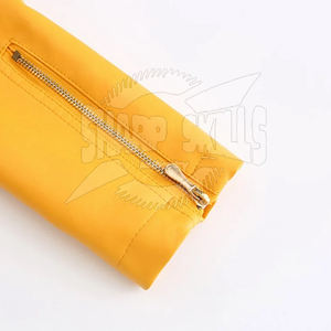 Chaqueta de cuero para mujer superventas último estilo con cuello levantado chaqueta de cuero de punto transpirable al por mayor - Product Image 6