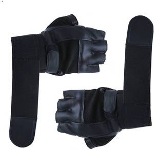 Guantes de fitness transpirables de medio Dedo de LICRA de alto rendimiento para levantamiento de pesas, soporte de comodidad de agarre mejorado en entrenamientos de gimnasio - Product Image 1