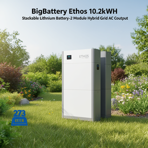 Batería de Litio Apilable BigBattery Ethos de 10.2kWh - 2 Módulos IP65 con Salida de CA para Red Híbrida - Product Image 3