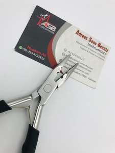 Pince d'extension de cheveux en acier inoxydable à deux trous avec logo personnalisé de haute qualité outils de suppression en gros - Product Image 3