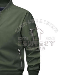 FANTASY WEAR 2026 Chaqueta Bomber Vintage de Contraste de Color para Hombre, Venta al por Mayor y Personalizada, Estilo Urbano - Product Image 2