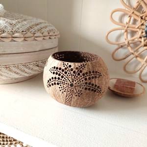 Stand <b>Candle</b> Holder <b>Coconut</b> Shell Natural Matte Holders for <b>Candle</b> Party Events Decoration Best Selling Home Decor - Product Image 2