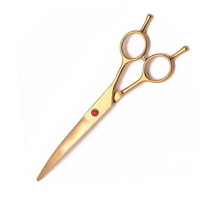 Tijeras de aseo para mascotas al por mayor, pulido de espejo, acero inoxidable, Color dorado, tijeras de aseo para animales - Product Image 6