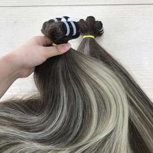 Extensiones de Cabello Humano de Color Piano con Alineación de Cutículas Vietnamitas, Diseño Nuevo en Colores de Moda, Venta al por Mayor Directa de Fábrica - Product Image 1
