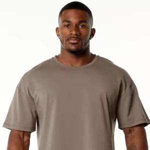 Camisetas de hombre de nuevo estilo ligero y suave 100% algodón precio al por mayor con bajo moq tela transpirable gimnasio ajuste camisetas Ringer - Product Image 4