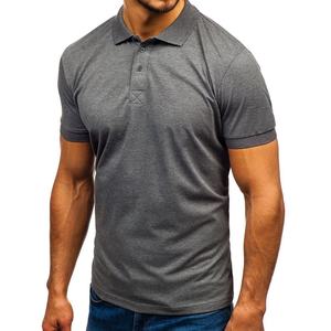 Camisa de Golf para Hombre con Logotipo Personalizado Antiarrugas, Diseño Verde Sólido, 100% Algodón, Manga Corta - Product Image 6