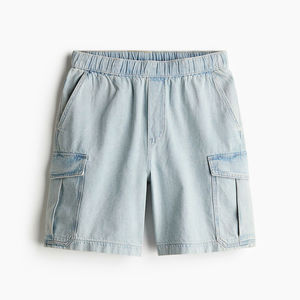 2025 New Embroidery Denim Washed Shorts Custom Design Custom Color Street Wear Denim Shorts Quick Dry Breathable Shorts - Product Image 1