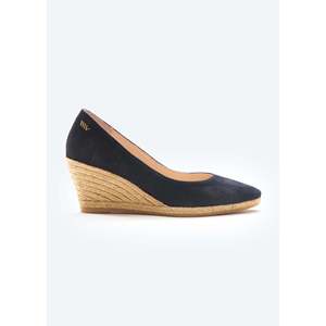Zeppe espadrillas rose camoscio taglio V sandali comodi dal Design unico - Product Image 1