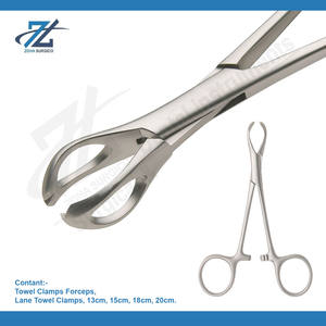 LANE TISSUE PINCE 1X2TH Serviette Pince 14.0cm Prime Deluxe Qualité Instruments Chirurgicaux Dentaires Fabriqués au Pakistan - Product Image 2