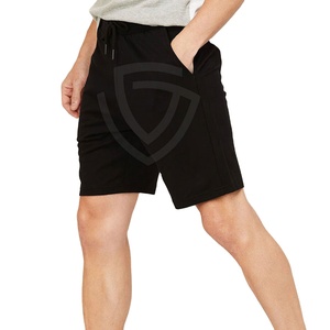 Pantalones Cortos Casuales para Hombre de Alta Calidad, 100% Algodón, Secado Rápido, Transpirables, Cintura Media, Diseño Sólido, Logotipo Personalizable - Product Image 1
