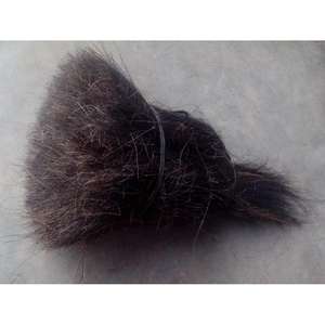 Pelo de cola de Búfalo, Color negro Original, pelos naturales ecológicos naturales, esmalte de zapatos, maquillaje, pinceles de pintura, fabricación de pelos de cola - Product Image 2