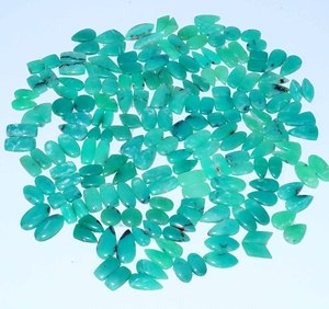 Par de crisoprasa súper natural suelta, proveedor de la India, precio mayorista, alta calidad, cabujón semiprecioso para fabricación de joyas - Product Image 6