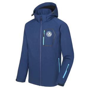 Épaisseur personnalisable Veste épaississante Softshell chaude imperméable et coupe-vent de haute qualité pour hommes Vestes de pluie pour hommes - Product Image 1