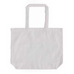 Bolsas de Mano de Lona 100% Algodón para Sublimación, Grandes, Blancas, Reutilizables, Ecológicas, con Estampado de Letras, Asa para el Hombro, 14x10 Pulgadas - Product Image 5