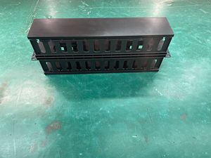 2U hai mặt ngang cáp nhựa quản lý cáp quản lý nhựa 19 "quản lý cáp hai mặt - Product Image 3