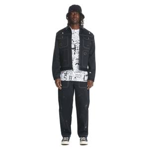 Veste utilitaire à œillets fonctionnelle élégante pour hommes et femmes, tenue d'hiver décontractée pour les activités de plein air avec col montant - Product Image 4