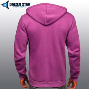 Sudaderas con Cremallera para Hombre, Color Sólido, 100% Algodón, Felpa, Corte Regular, Invierno, Casual, Servicio OEM, Digital, Ecológico, 500 Gramos - Product Image 2