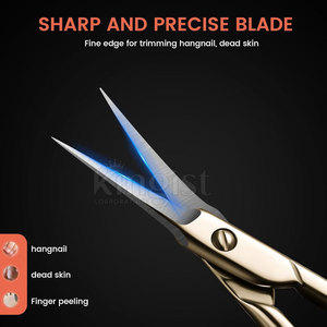 High Accuracy <b>Cuticle</b> <b>Scissors</b> With Smooth Steel Build For Neat Cuts Curved Steel <b>Cuticle</b> <b>Scissors</b> With Easy Use Design - Product Image 3