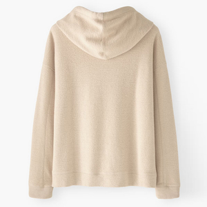 Sweats à capuche en coton de chanvre pour hommes Sweat à capuche de poche en polaire biologique pour hommes Sweat à capuche personnalisé pour hommes Pull Hoodies - Product Image 3