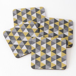 Haute qualité imprimé époxy vente chaude coffret cadeau forme carrée durable tasse à thé tapis de bureau ardoise bois isolation résine caboteur - Product Image 2