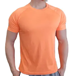 Individuelles Logo Rundhalsausschnitt T-Shirt Sommer lässig 100 % Baumwolle hochwertiger Druck Logo Rundhalsausschnitt T-Shirt