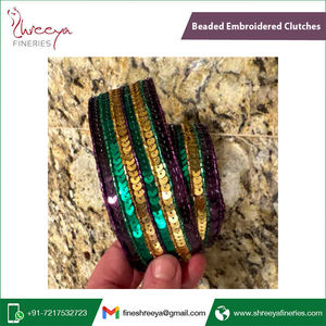 Designer Handmade Beaded Purse <b>Strap</b> Sequin Pattern Custom <b>Strap</b> for Handbags & Clutches At Best Price - Product Image 5