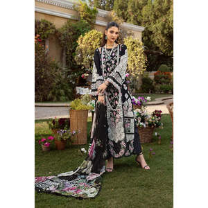 Elaf Premium Luxury Lawn Edition 25 MAHJABEEN TC-1220 Chiffon Bohemian Style for Spring/Summer - Product Image 3