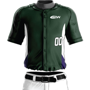 Uniforme de Béisbol Personalizado para Hombre, Conjunto de Camiseta de Manga Corta y Pantalones, Sublimado, Poliéster, Absorbe la Humedad, para Todas las Temporadas - Product Image 4