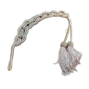 Nueva Llegada 100% Poliéster Cincture Cord Trending Black Custom Pectoral Cross para Bolsas Prendas Textiles PARA EL Hogar con Acabado Recubierto - Product Image 3