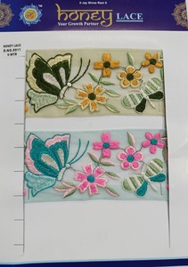 ลูกไม้ปักลายดอกไม้หลากสี - Product Image 2