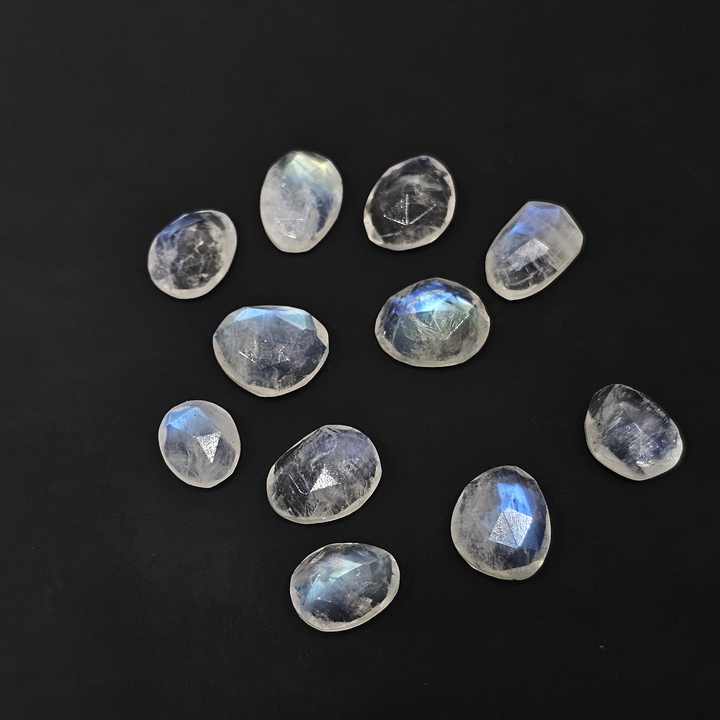 Excellent Quality Multi Shape Natural  Nice Cut Rainbow Moonstone  Loose Handmade Gemstone For Jewelry With Customized Size