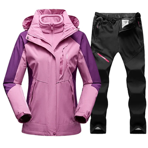 Traje de Esquí Unisex con Calefacción, Chaqueta y Pantalones Impermeables y Cortavientos con Cremallera, para Invierno, Snowboard, Campamento en la Nieve, Esquí al Aire Libre - Product Image 1