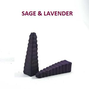 Cônes d'encens à reflux de pyramide de sauge et de lavande naturelle, approvisionnement en gros à un prix élevé (violet) - Product Image 1