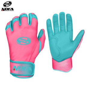 Gants de frappeur de baseball/softball en cuir Cabretta personnalisés Résistance à la déchirure avec poignets étendus Renforcé Entrejambe Gants à manchettes longues - Product Image 6