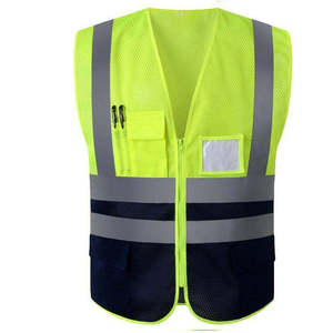 Chaleco de Seguridad Reflectante y Transpirable de Alta Visibilidad para Trabajadores de la Construcción, Personalizado para Unisex, Servicio OEM de Marca Personalizada - Product Image 6