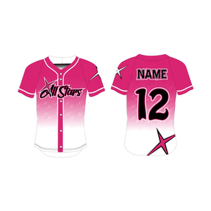 Venta al por mayor mejor calidad de diseño personalizado logotipo personalizado uniforme de béisbol sublimación personalizada diseños de camisetas de béisbol ropa deportiva - Product Image 2