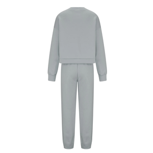 Conjunto de sudaderas y pantalones de chándal para mujer, ropa de hombre de gran tamaño, conjunto de sudaderas y pantalones con cuello redondo para mujer de BD - Product Image 2