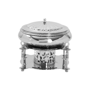 Plat à chafing en acier inoxydable classique de qualité supérieure avec couvercle et supports à combustible, écologique, pour hôtels, traiteurs, buffets et événements de mariage - Product Image 5