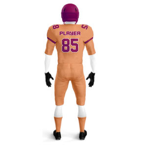 Coloré respirant hommes portent sport entraînement uniforme ensemble football américain hauts maillot de football américain hommes - Product Image 3