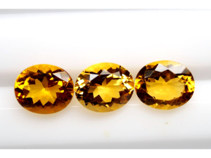 หินสีเหลืองมะนาวทรงวงรีขนาด7x5มม. ถึง18X13มม. - Product Image 4