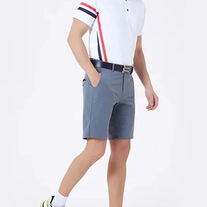 Shorts de sport pour homme, personnalisés, de haute qualité, en maille/polyester, taille élastique, séchage rapide, respirants, imperméables, doux, extensibles, tricotés, coupe slim - Product Image 3