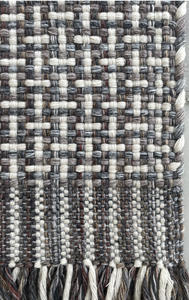 Alfombra Dhurry de poliéster 100% tejida plana moderna hecha a mano patrón de logotipo de bienvenida multicolor para uso doméstico y hotelero directamente India - Product Image 2