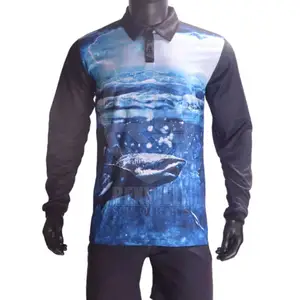Camicie da pesca di nuovo stile per uomo con Logo personalizzato a manica lunga da uomo camicia da pesca più venduta